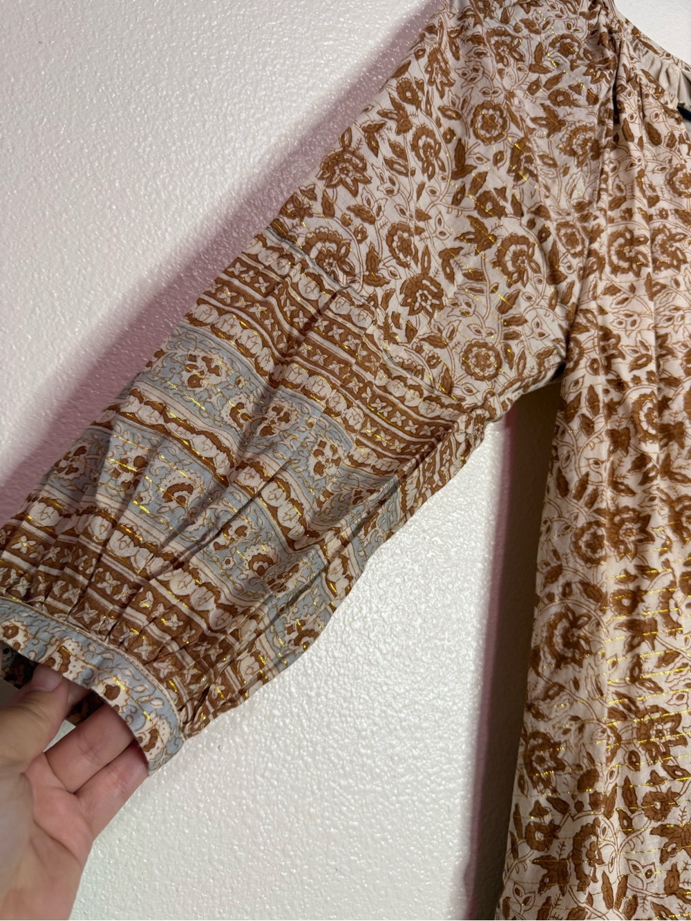 CLEOBELLA Rosy Mini Dress in Tamil Block Print Sz S - Picture 4 of 10